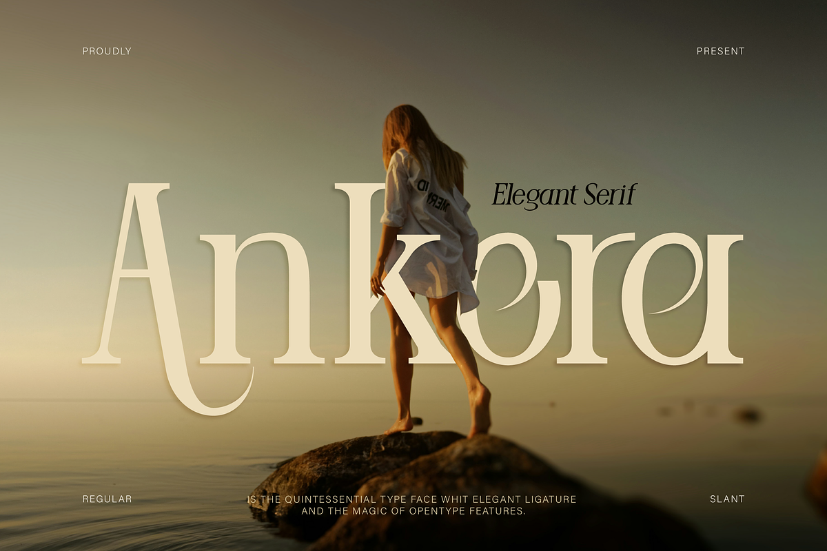 Ankora, a Serif Font by Burntilldead (Photo 1 of 13)