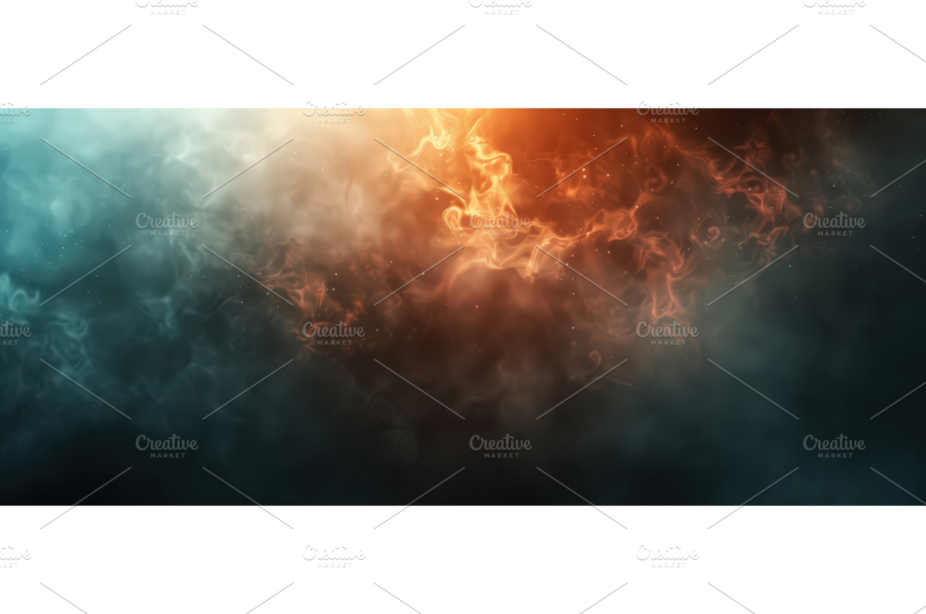 Fiery glowing nebula background with, an Abstract Photo by piter.goskov
