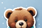 “Cute Coffee Bear Stickers” bundle, an Illustration by ETARA by Mea Hau (Thumbnail 4 of 6)
