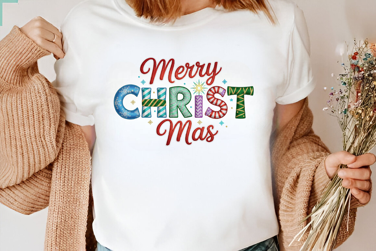 Merry Christmas Sublimation PNG, an Illustration by Designking (Photo 5 of 6)