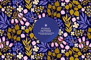 Floral Vector Pattern v2, a Pattern Graphic by Webvilla Studio (Thumbnail 1 of 6)