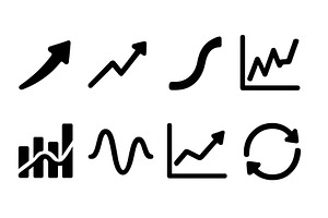 Collection of web icons representing, a Technology Illustration by ZinetroN