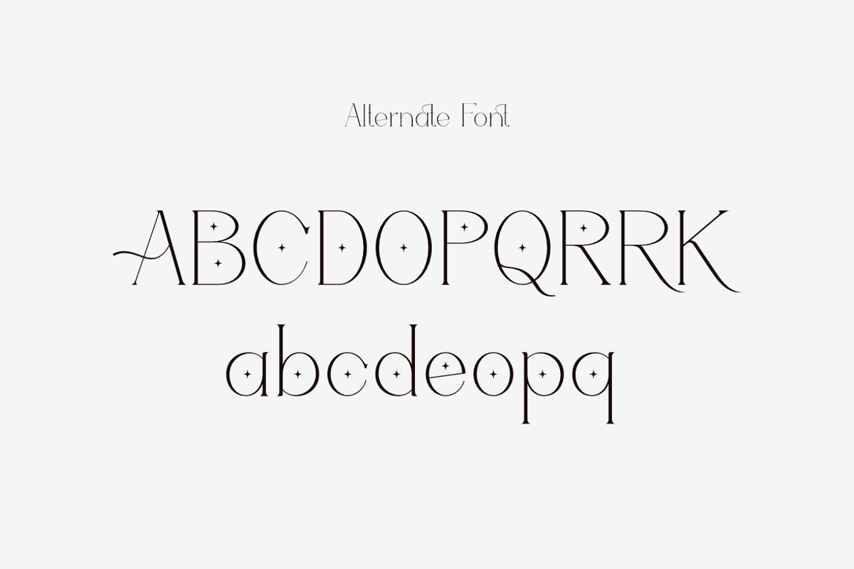 Cafgirst - Luxury Font, a Serif Font by Iqsiart Studio (Photo 14 of 16)