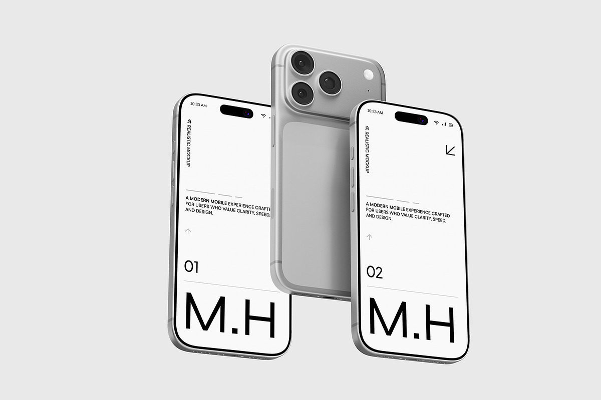 Premium iPhone Screen Mockup Bundle, an iPhone Mockup by graphypix (Photo 6 of 14)