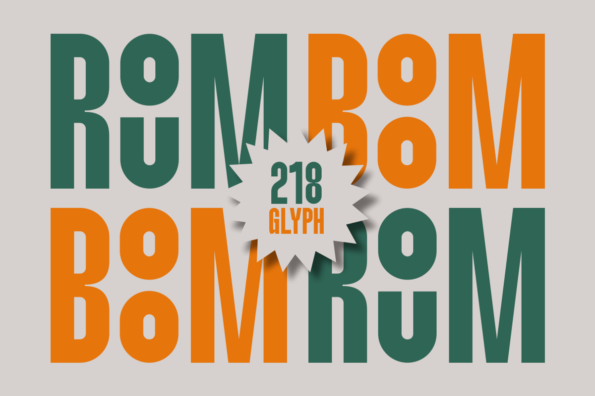 Boruino - Modern Condesed Font, a Sans Serif Font by MaikoHatta (Photo 9 of 9)