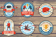 Ice Hockey Club 12 Patches, a Branding & Logo Template by sivVector (Thumbnail 2 of 4)