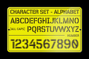 Platsten - Plate Stencil Font, a Sans Serif Font by Drizy (Thumbnail 3 of 10)