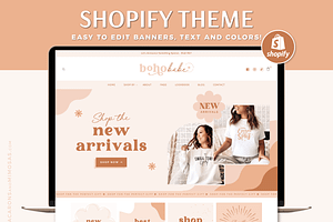 Shopify Theme - Neutral Boho