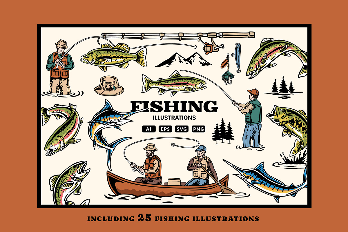 Fishing Design Collection, a Branding & Logo Template by cd-design.co (Photo 5 of 8)
