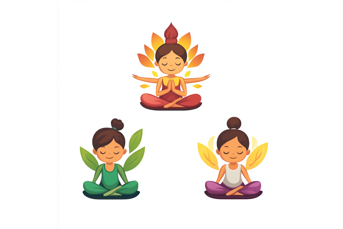 Prompt Yoga Clipart, a Person Illustration by Creative design (Photo 2 of 7)