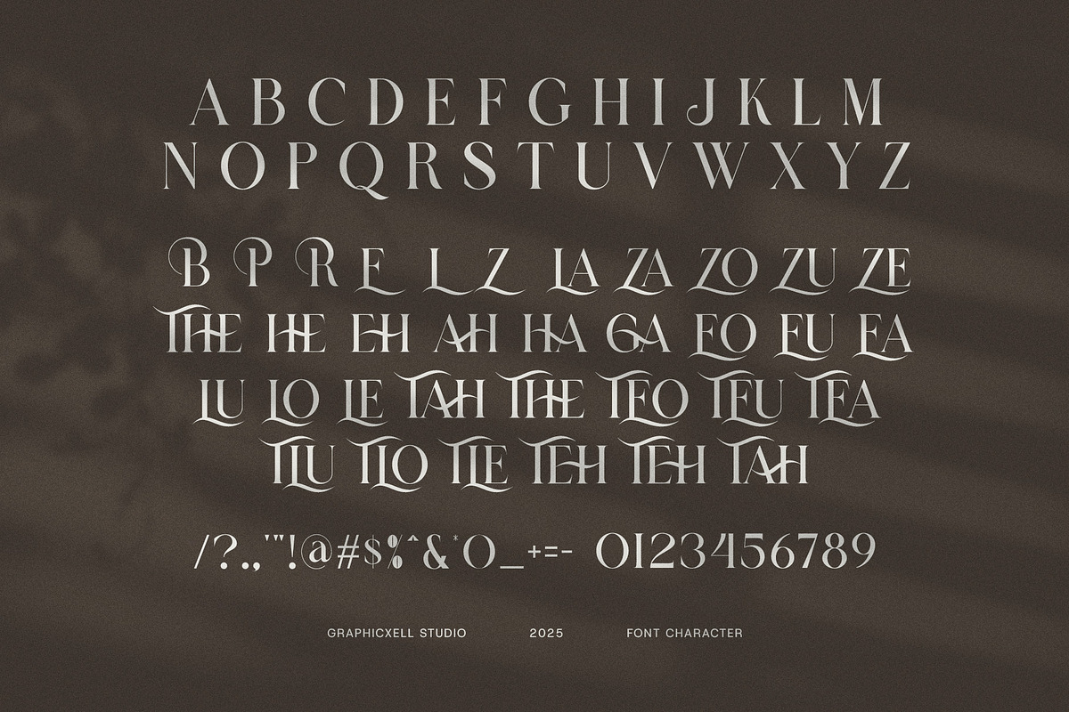 Reathe Elegant Serif Font, a Serif Font by Graphicxell (Photo 8 of 8)
