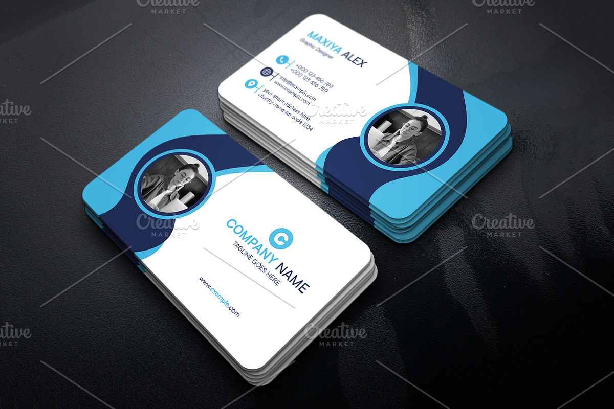 Modern Creative Business Card, a Business Card Template by Sofir Nayeem (Photo 1 of 2)