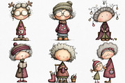 Whimsical Christmas Grandmother, an Illustration by Canvas Craft (Thumbnail 4 of 7)
