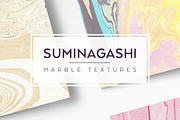 Suminagashi Marble Textures, a Texture Graphic by P.F. Creative Lab (Thumbnail 1 of 5)