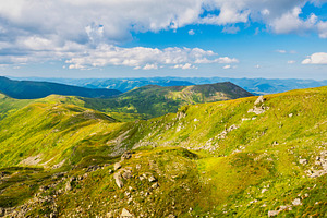 Green mountains and hills landscape, a Nature Photo by Vapi