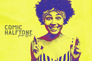 Comic Halftone Poster Photo Effect, an Action Add-On by Shovajit (Thumbnail 1 of 7)