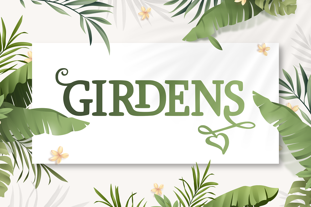 Girdens - Decorative Serif Font, a Serif Font by StringLabs (Photo 1 of 12)