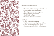 Tropical Parrot Toile de Jouy Print, a Background Graphic by Hughes Studio (Thumbnail 4 of 8)