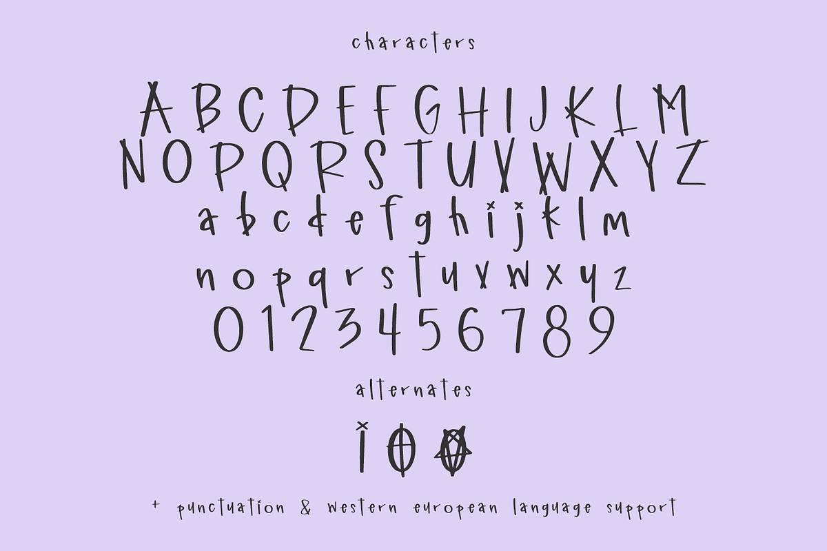 Broomsticks Witchy Font, a Handwritten Font by Beck McCormick (Photo 10 of 10)