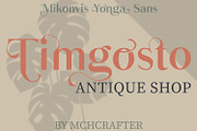 Mikonvis Yonga Sans Serif Typeface, a Sans Serif Font by MchCrafter (Thumbnail 2 of 14)