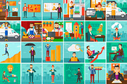 80 Flat business illustration bundle, a Finance Illustration by Visual Generation (Thumbnail 4 of 5)