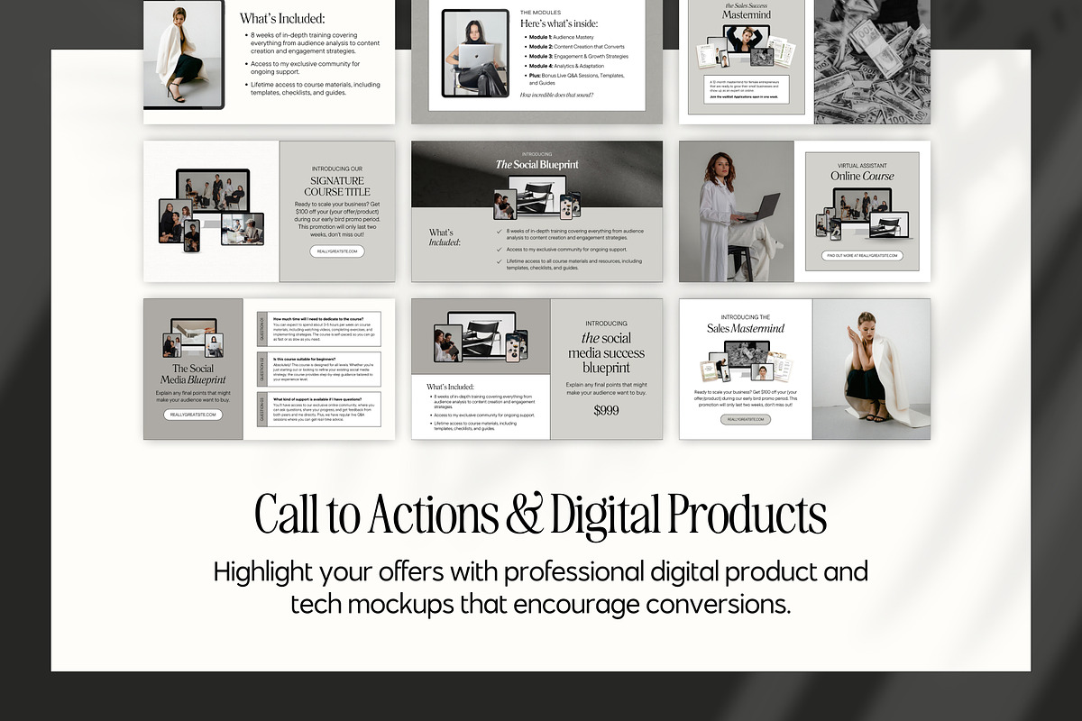 Slide Deck & Webinar Canva Templates, a Presentation Template by Fallon Gerst (Photo 15 of 22)