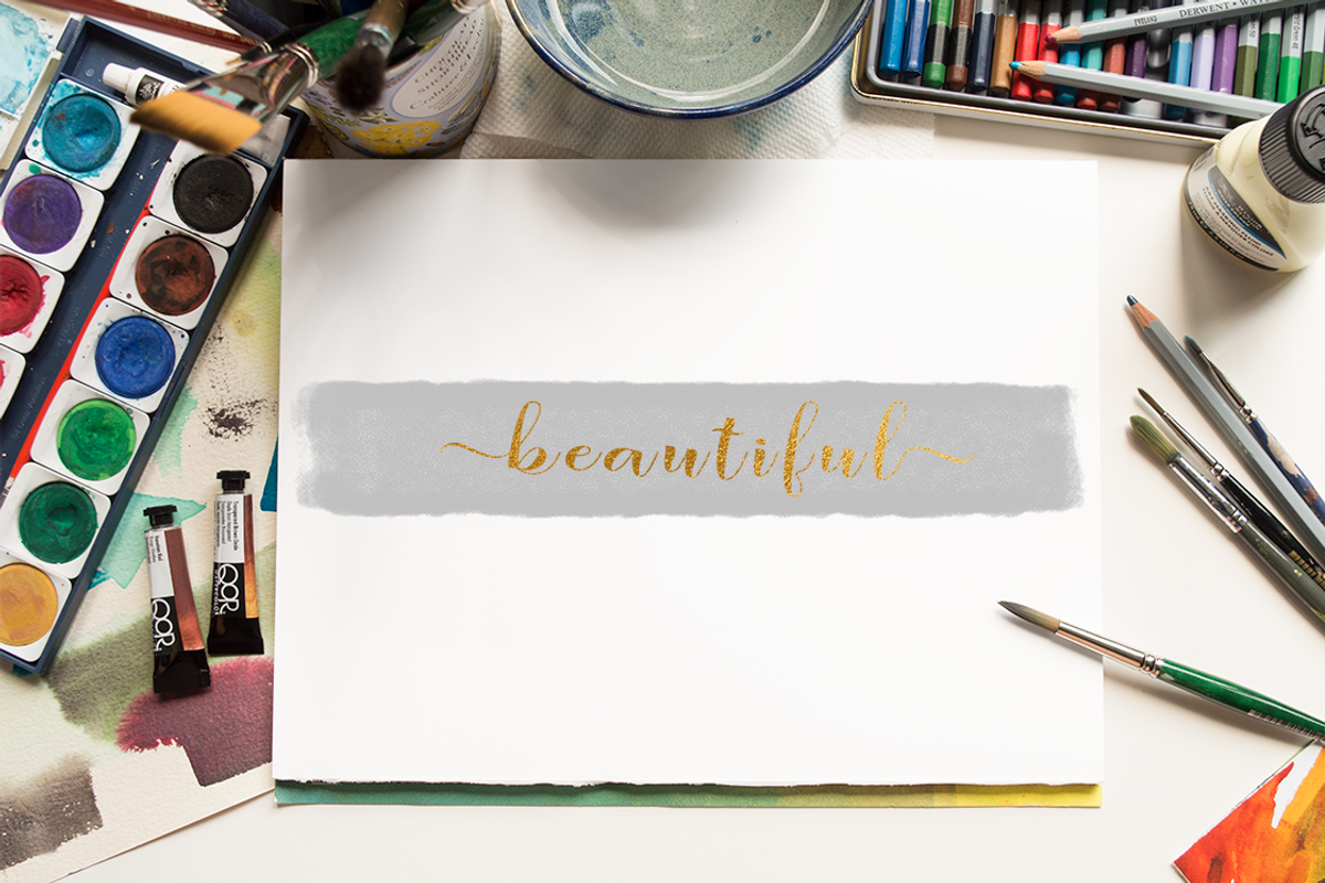 Gray Watercolor Brush Strokes Kit, an Object Graphic by Bumblebee (Photo 3 of 3)