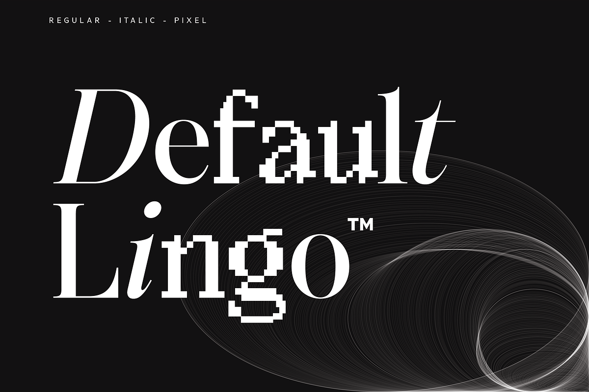 SS Default Lingo - Display Mix Font, a Serif Font by Typocracy Studio (Photo 1 of 12)