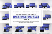 Responsive Device 10 PSD Mockup Vol1, an Android Mockup by Akrinity Digital (Thumbnail 1 of 9)