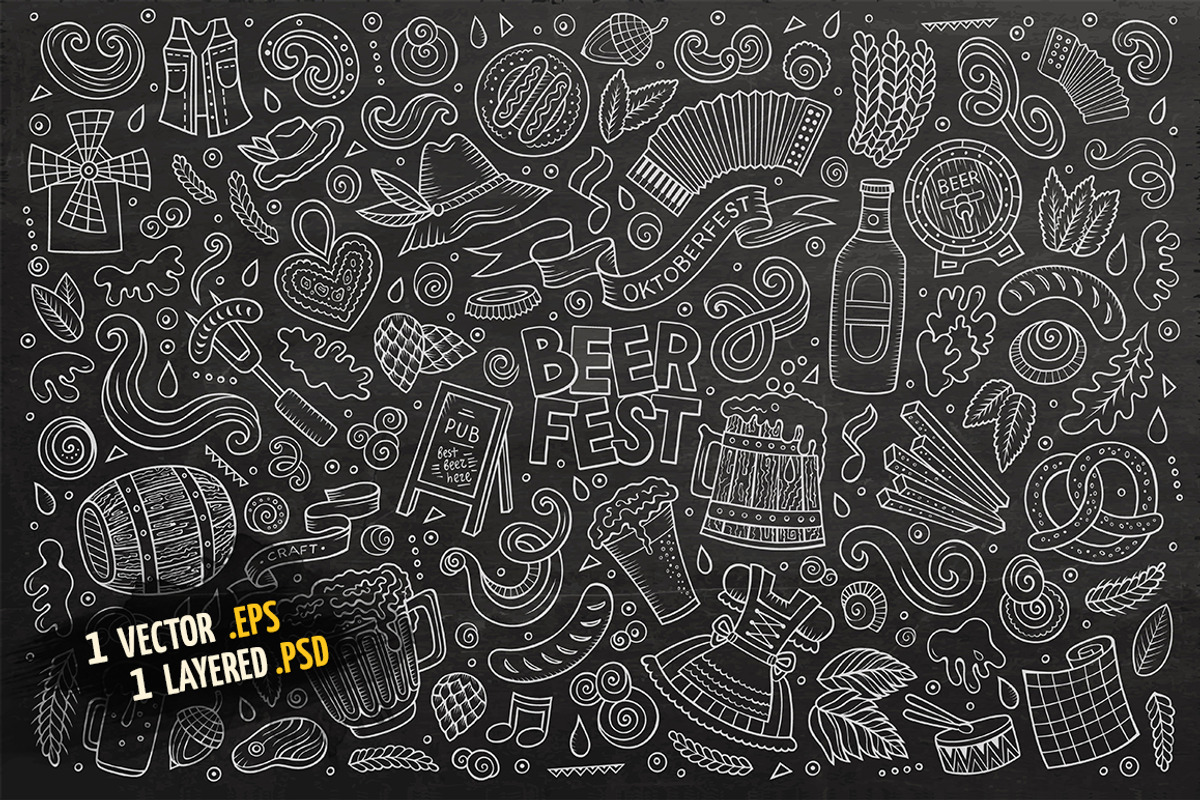 Beer Objects & Elements Set, an Object Graphic by BALABOLKA (Photo 4 of 4)
