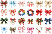 Christmas Bow Sublimation Clipart Bu, an Illustration by Sublimation Artist (Thumbnail 2 of 6)