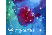 12 Zodiac signs on watercolor, a Texture Graphic by Sunshine Art Shop (Thumbnail 12 of 13)