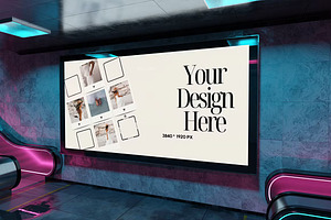 Subway Billboard Mockup Template, an Advertising Mockup by GearShift