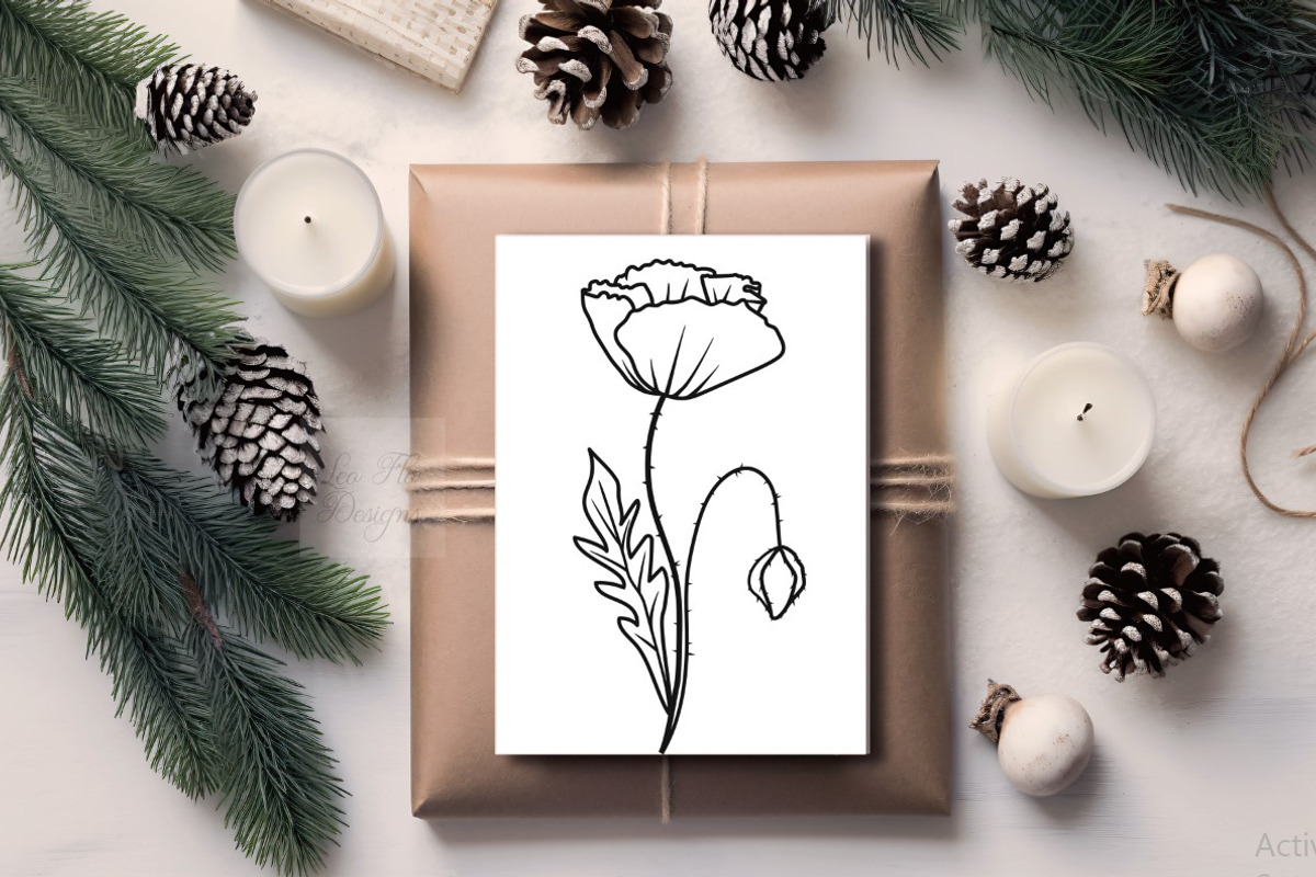 5x7 greeting card mock up PSD photo, a Holiday Photo by Leo Flo Mockups (Photo 5 of 5)