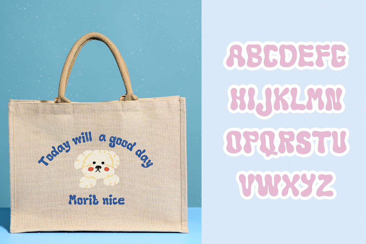 Morit nice font, a Handwritten Font by JJuta (Photo 4 of 6)