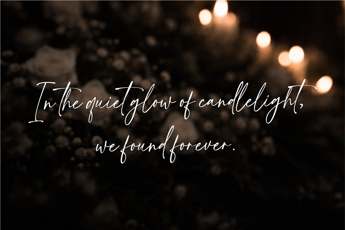 Outlined Signature Font, a Handwritten Font by MJB Letters (Photo 8 of 9)