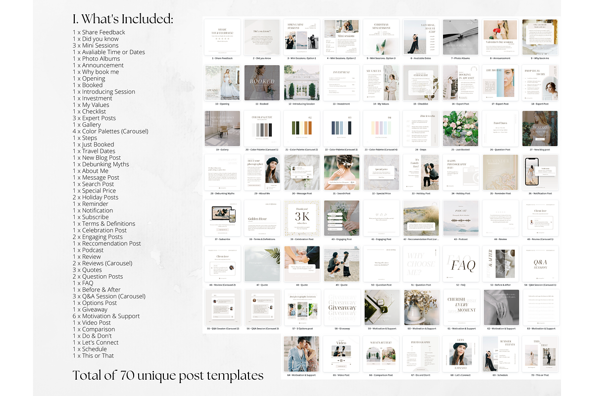 210 Photography Social Media BUNDLE, a Social Media Template by PatternLab. (Photo 2 of 10)