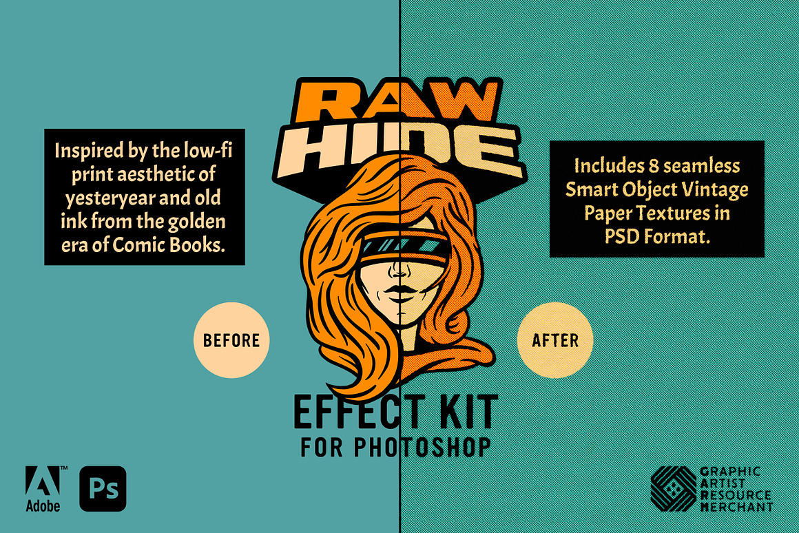 Photoshop Effect Kit Bundle, an Action Add-On by G.A.R.M. Company (Photo 4 of 11)