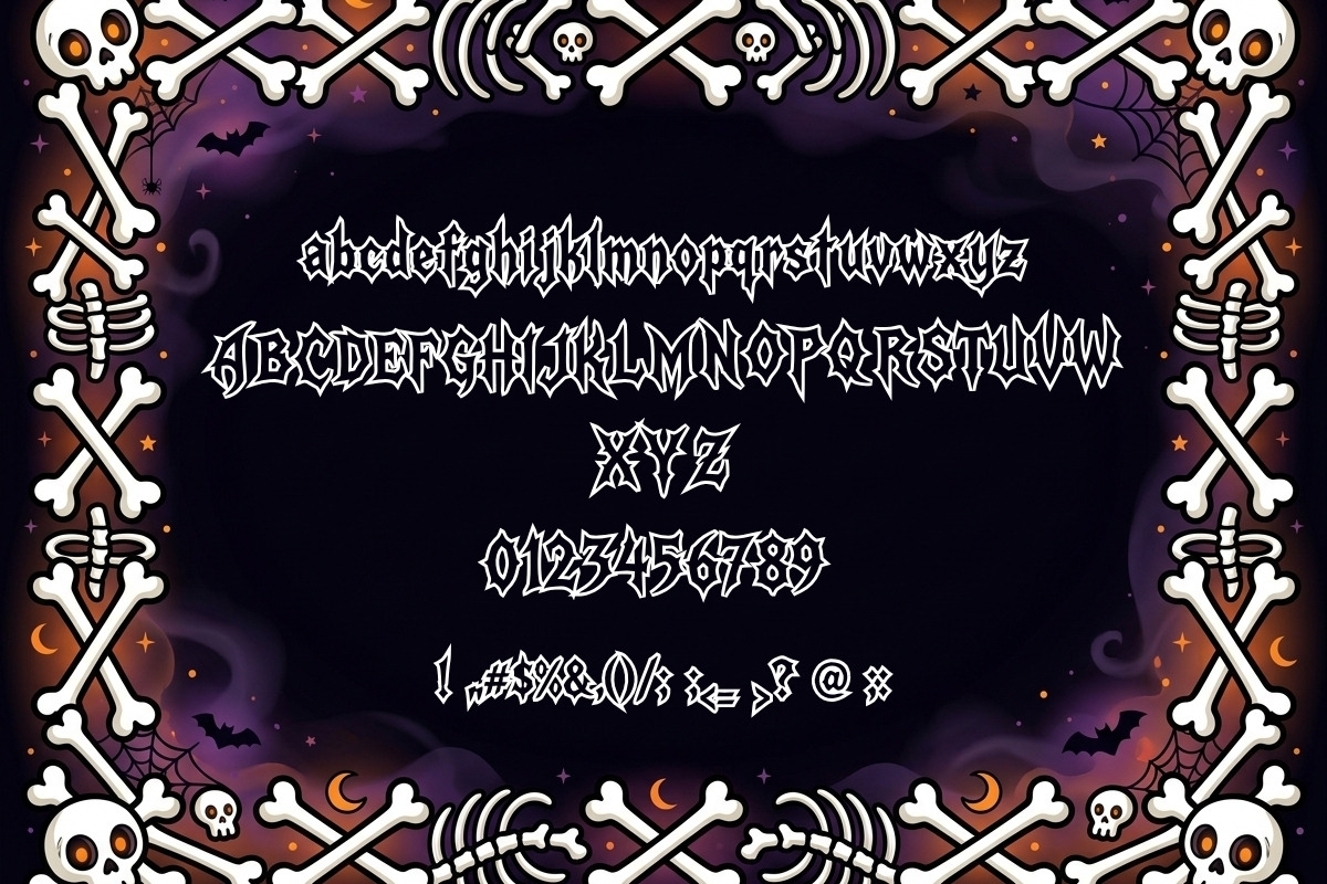 18 Spooky Horror Font Bundle, a Script Font by AN Productions (Photo 21 of 48)