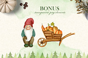 Forest Fairy Tale. Watercolor gnomes, an Illustration by JuliaBadeeva (Thumbnail 11 of 11)