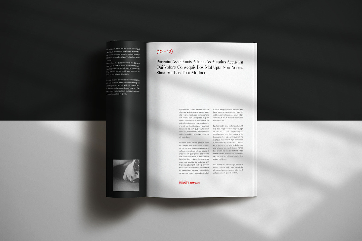 Back Stage Magazine Template preview 4