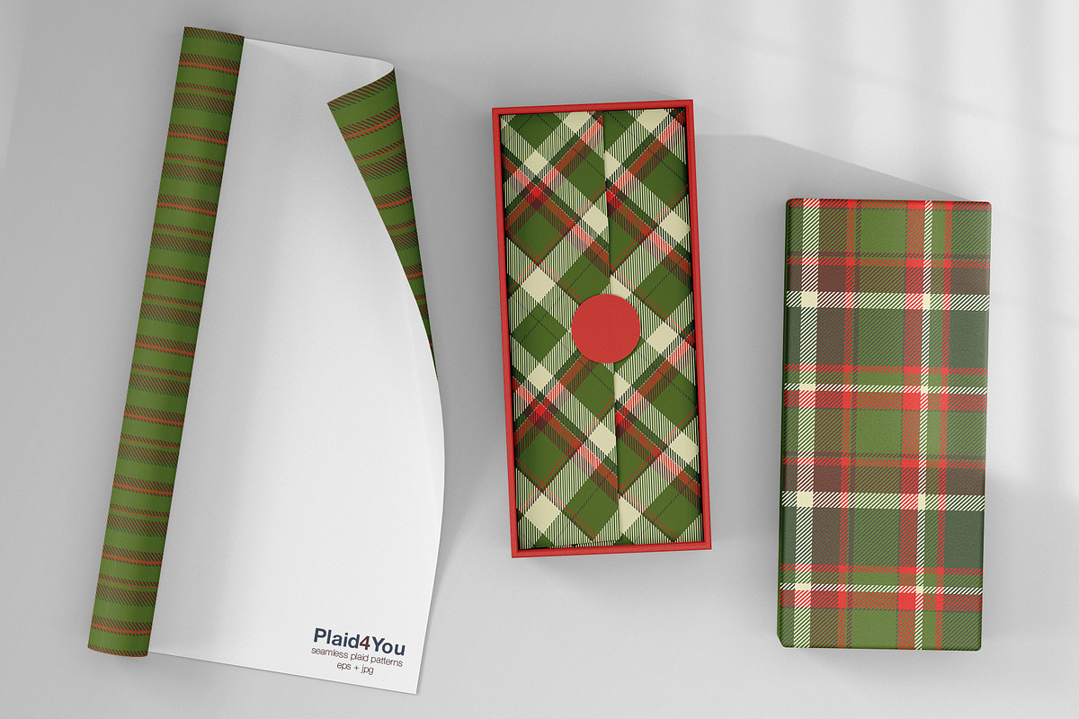 #116 Christmas Pattern for Gift Card, a Pattern Graphic by Plaid4You (Photo 4 of 10)