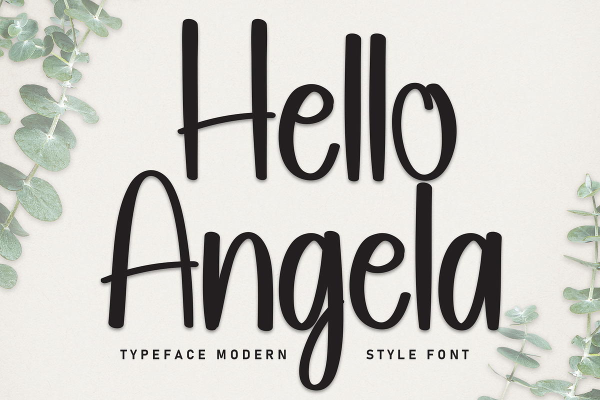 Hello Angela | Script Font, a Script Font by Scratchones (Photo 1 of 8)