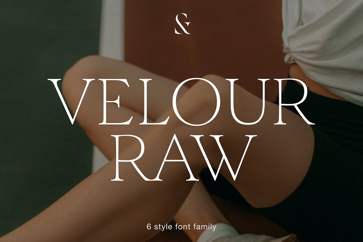 Velour Raw - 6 font famliy, a Serif Font by Silktype (Photo 1 of 11)