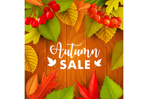 Autumn Sale Vector Promo