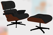 Mid Century Chair PNG pack, a Graphic by Brunch Club Design (Thumbnail 8 of 10)
