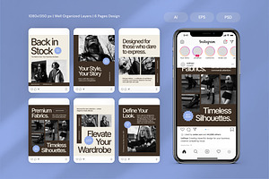 Fashion - Instagram Post, a Brochure Template by Izdihaar_Studio