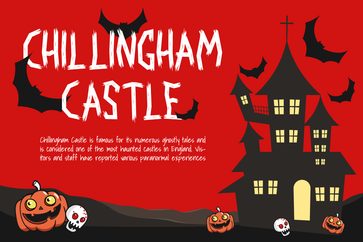 Ghostly Guffaws - Halloween Funny, a Font by PutraCetol Studio (Photo 6 of 11)
