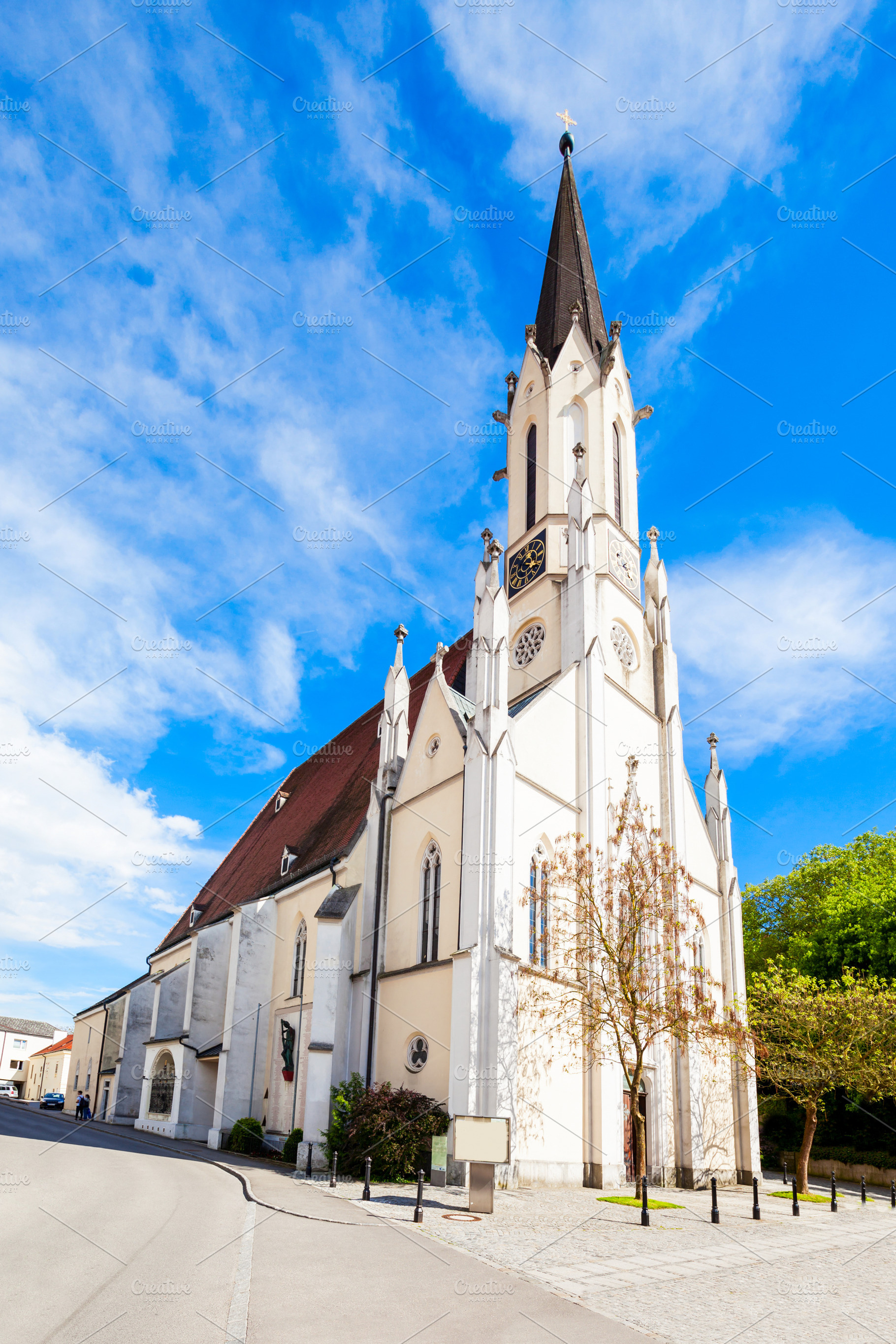 Stadtpfarrkirche Church in Melk, a Photo by saiko3p