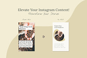Abstract Carousel Templates CANVA XD, a Social Media Template by Elissa Mae Creative (Thumbnail 12 of 15)